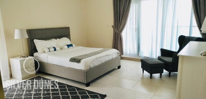 Luxurious Fully Furnished Two BD + Maid Room With Balcony & Canal view